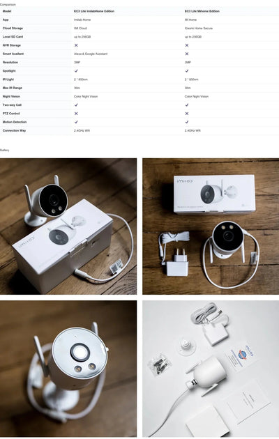 2K Outdoor Camera for Smart Monitoring - Enovarah