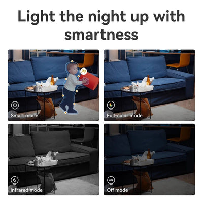 360 Coverage Smart Indoor Camera At Home - Enovarah