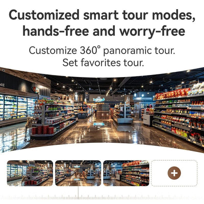 360 Coverage Smart Indoor Camera At Home - Enovarah