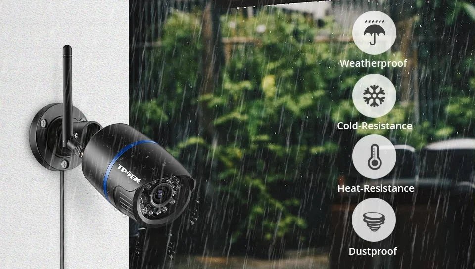 4MP Outdoor Security Camera for Home Weatherproof - Enovarah