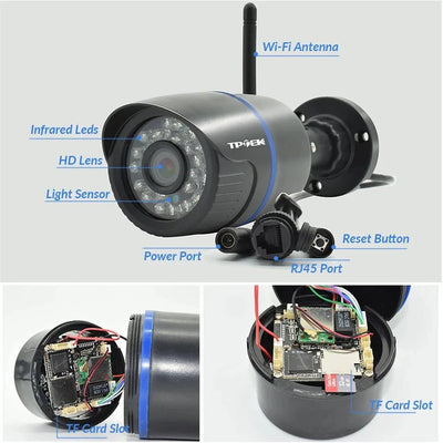 4MP Outdoor Security Camera for Home Weatherproof - Enovarah