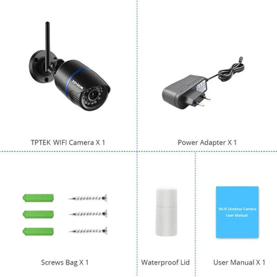 4MP Outdoor Security Camera for Home Weatherproof - Enovarah