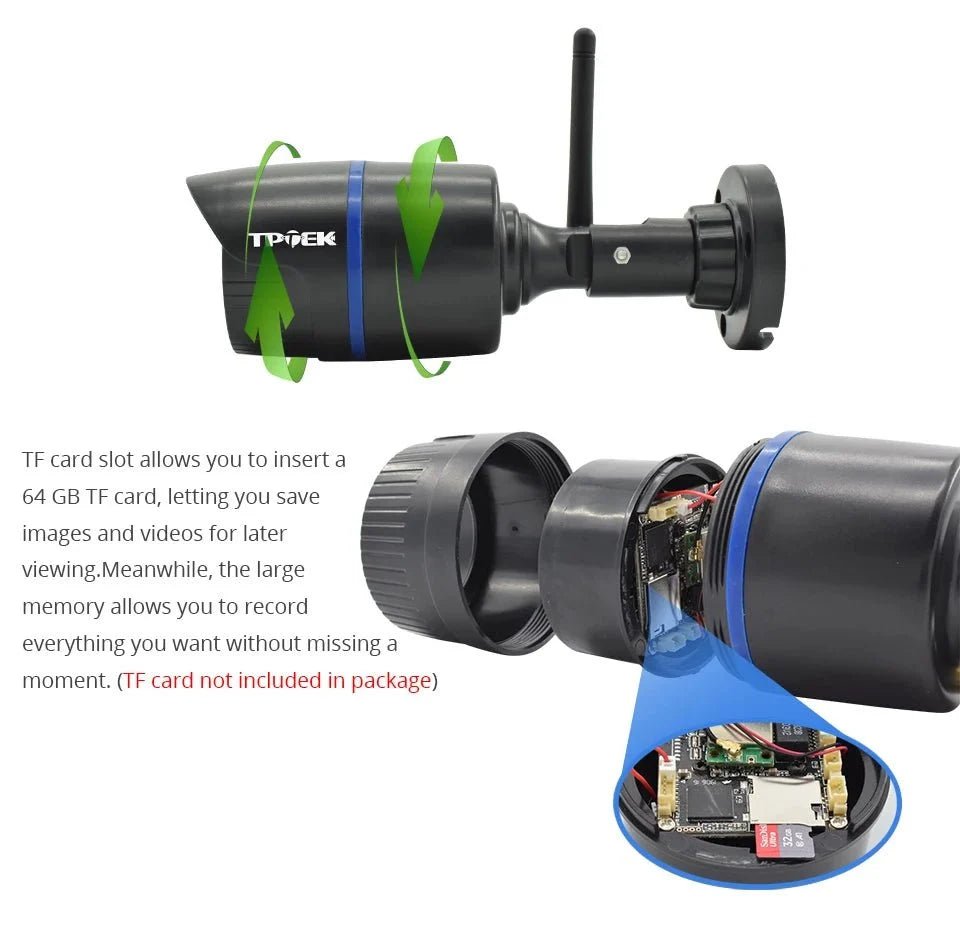 4MP Outdoor Security Camera for Home Weatherproof - Enovarah