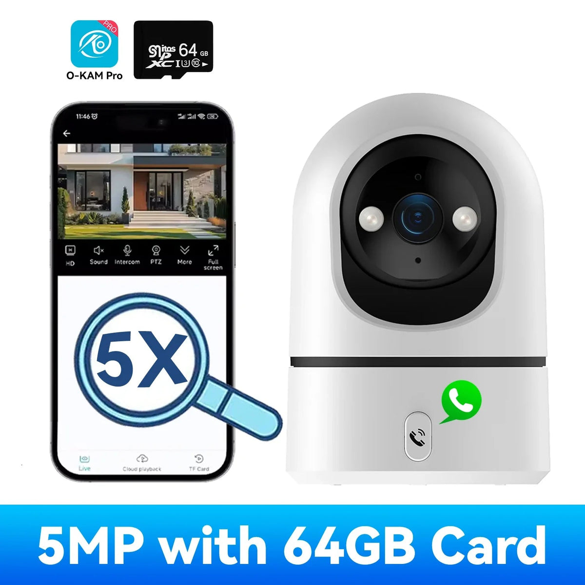 5MP Indoor Baby Monitor for Parents - Enovarah