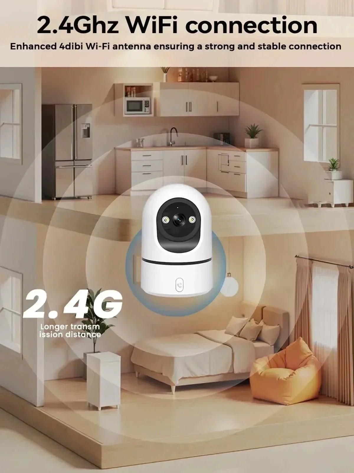 5MP Indoor Baby Monitor for Parents - Enovarah