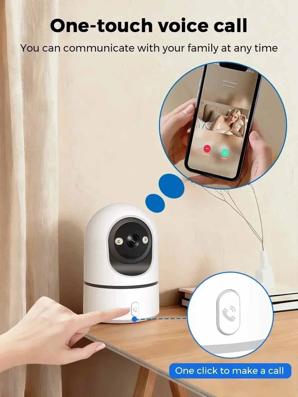5MP Indoor Baby Monitor for Parents - Enovarah