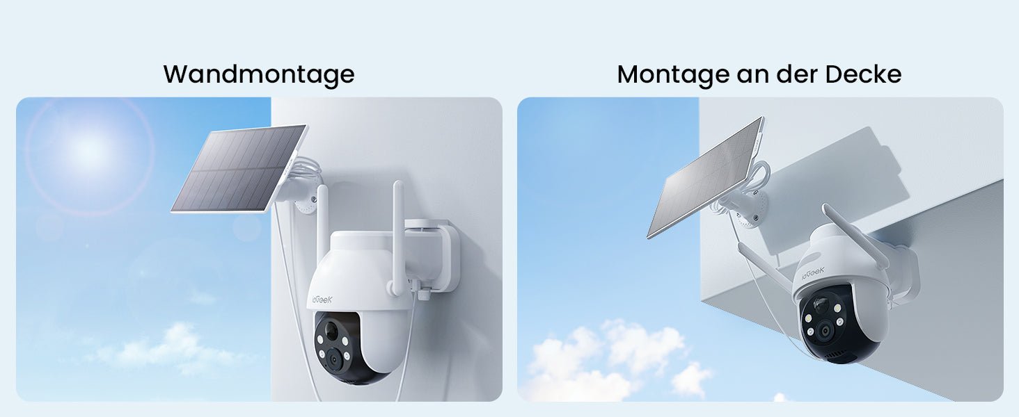 IeGeek 2K 360 PTZ Outdoor Solar Surveillance Camera With PIR Motion Alerts - stepyours.com