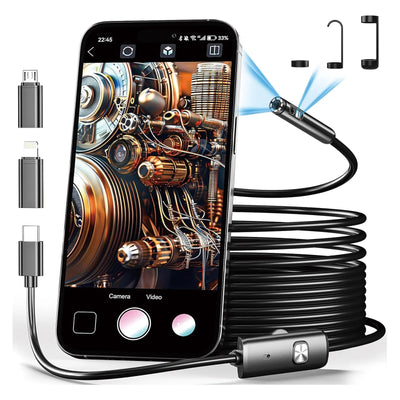 8mm Car Endoscope for Home Mechanics HD - Enovarah