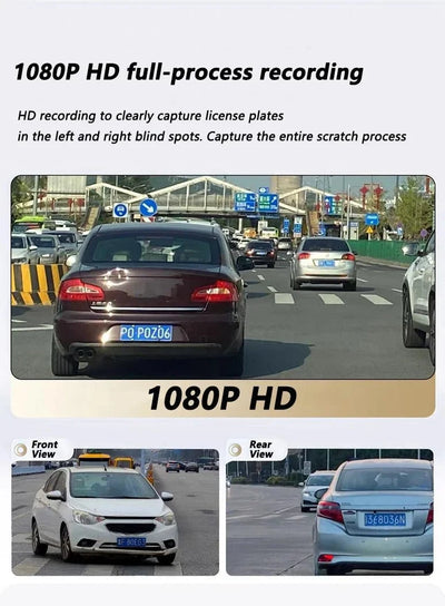 4 Channel WiFi Dash Cam for Cars Front and Rear Interior 360 DVR - stepyours.com