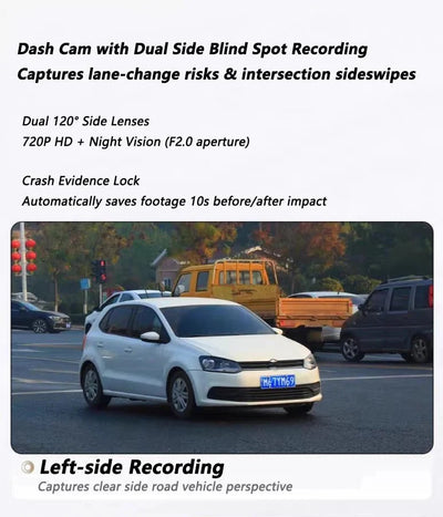 4 Channel WiFi Dash Cam for Cars Front and Rear Interior 360 DVR - stepyours.com