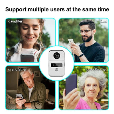 Tuya Smart 1080P Doorbell Camera With WiFi Intercom Unlock - stepyours.com
