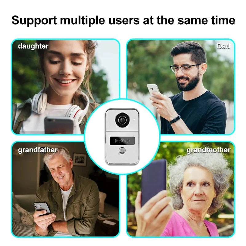 Tuya Smart 1080P Doorbell Camera With WiFi Intercom Unlock - stepyours.com