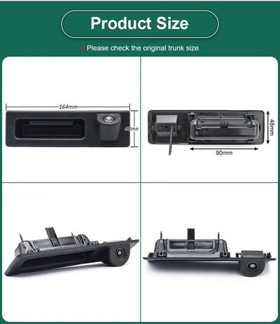 GreenYi 170 Degree 1080P HD AHD Night Vision Rear View Camera For BMW 3 Series - stepyours.com
