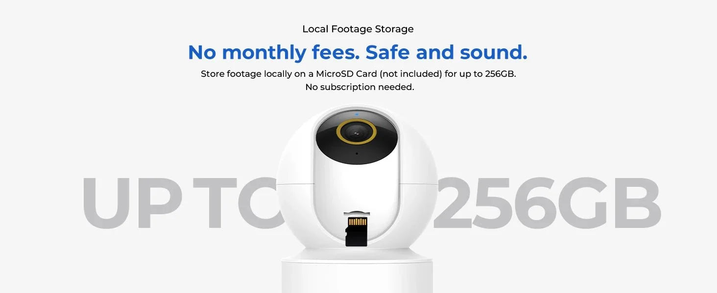 IMILAB C22 Indoor Baby Monitor AI Detection 360 PTZ Night Vision Xiaomi Home App - stepyours.com
