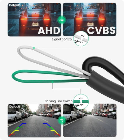 GreenYi 170 Degree 1080P AHD Rear View Camera VW Audi Parking - stepyours.com