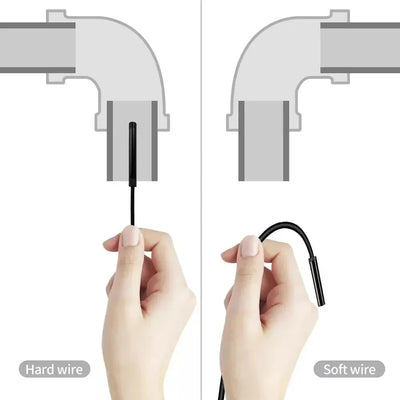 5.5 To 8mm Endoscope For Android And iPhone Real Time Boroscope Tight Spaces - stepyours.com
