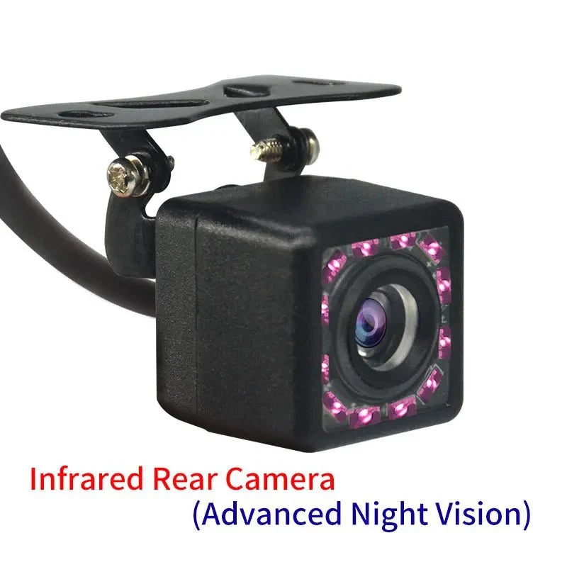 Hippcron Car Rear View Camera 4 LED Night Vision 170 Degree Waterproof CCD - stepyours.com
