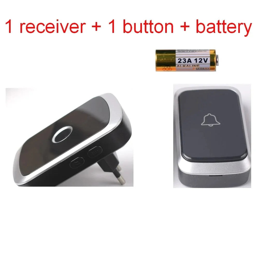 Waterproof Wireless Doorbell Battery Included Plug And Play - stepyours.com