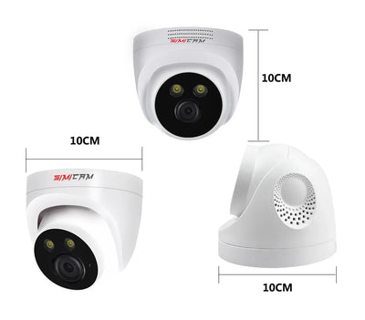 SIMICAM 4K 8MP IP Dome Camera PoE ONVIF Night Vision 150ft Audio H265 CCTV NVR - stepyours.com