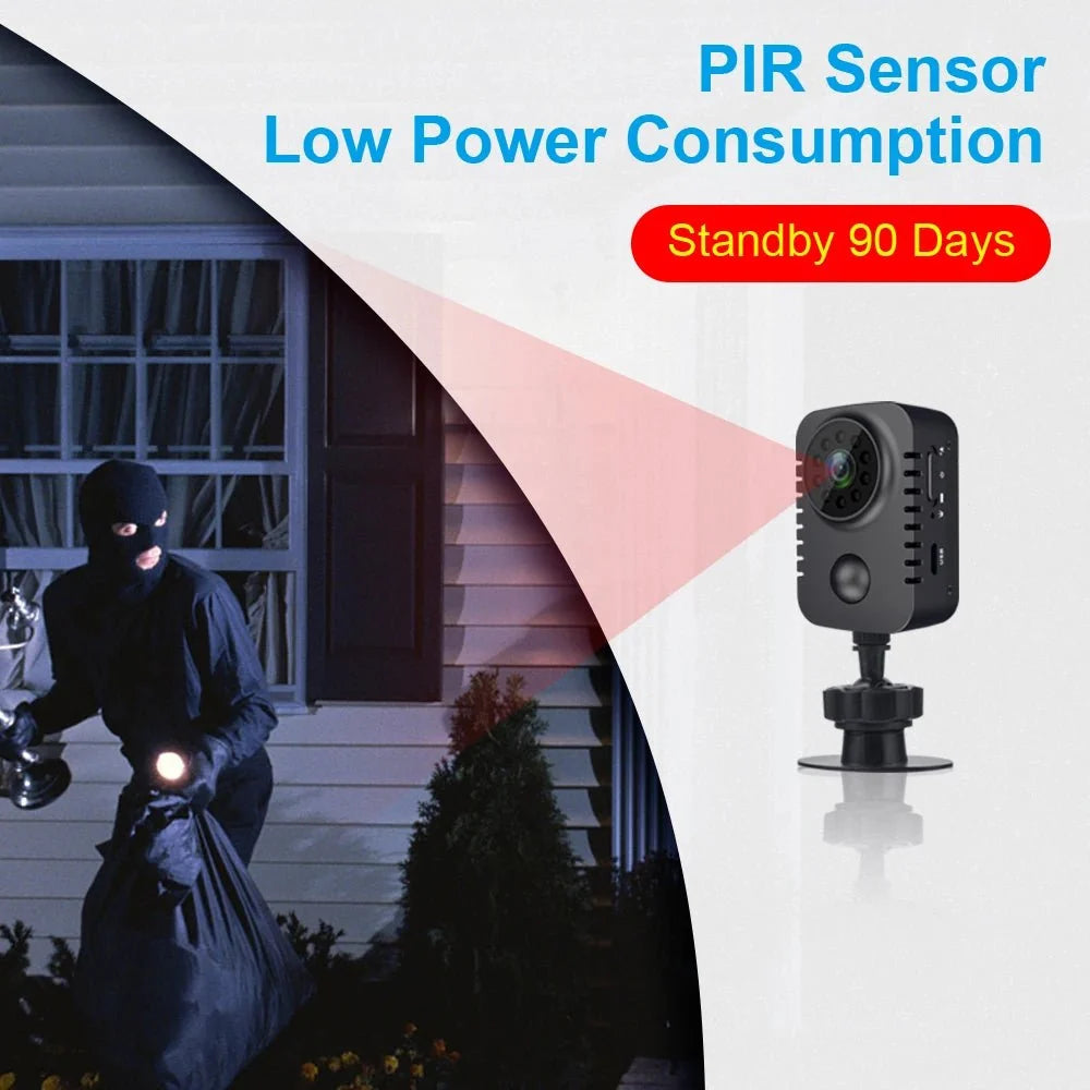 MD29 1080P Mini Cam Motion Activated Nanny Cam For Cars 8H - stepyours.com