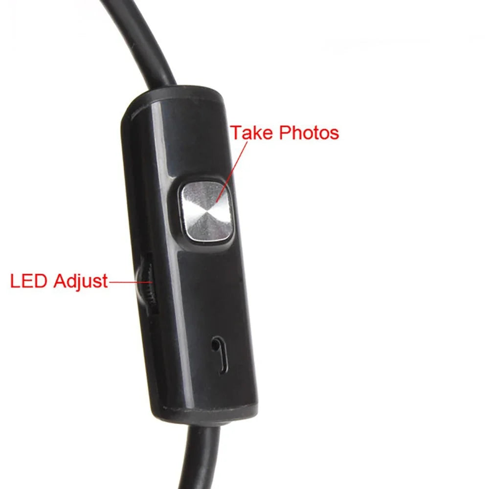 7.0 To 5.5 mm IP67 Waterproof Endoscope Camera - Android Borescope With 6 LEDs - stepyours.com