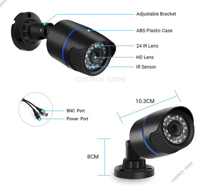 Real 1200TVL Mini CCTV Camera IP66 Waterproof Outdoor Security for Home - stepyours.com