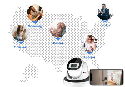 4MP Indoor WiFi Security Camera With Motion Detection CamHi - stepyours.com