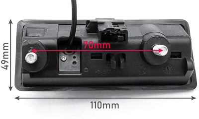 GreenYi 170 Degree 1080P AHD Vehicle Rear View Camera For VW Golf Passat Jetta - stepyours.com