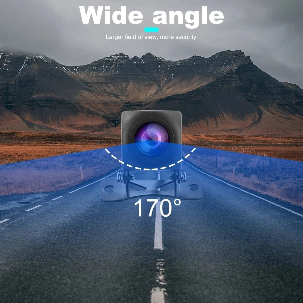 Universal 1080P AHD Car Rear Camera 170 Wide Angle Night Vision Waterproof - stepyours.com