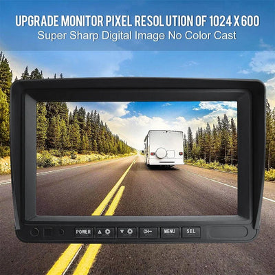 GreenYi 1280x720 HD AHD Wireless Truck DVR 7 Inch Night Vision Backup Camera - stepyours.com