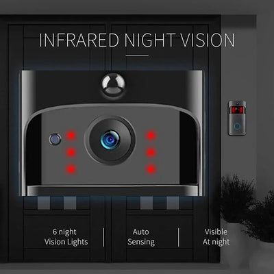 HD Video Doorbell WiFi Night Vision With Motion Alerts - stepyours.com
