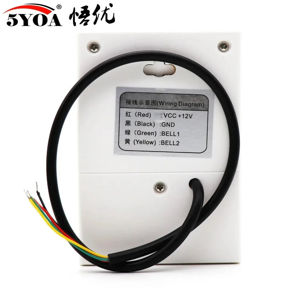 Dual Mode Doorbell Battery Or 12V Wired Easy Access Hooks - stepyours.com