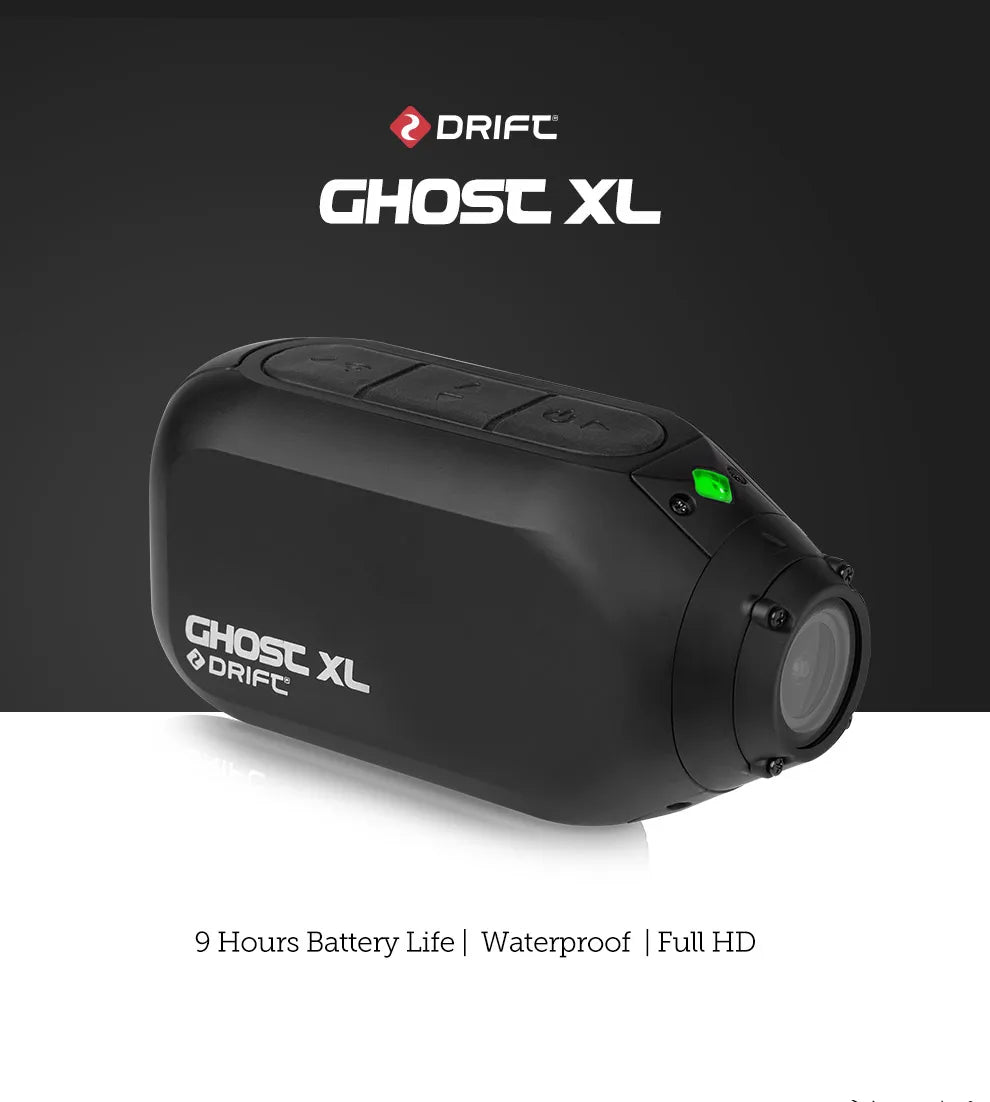 Drift Ghost XL Action Camera 1080p Full HD Waterproof Rotating Lens Dash Cam - stepyours.com