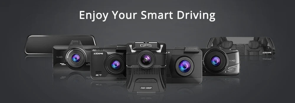 AZDOME 1296P WiFi Dash Cam Night Vision Loop Recording GSensor Parking Monitor - stepyours.com