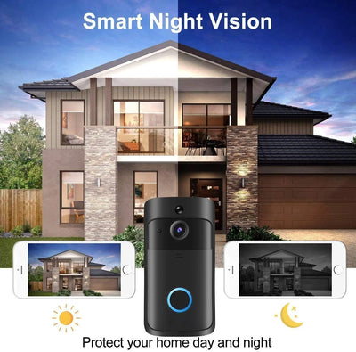 HD Video Doorbell WiFi Night Vision With Motion Alerts - stepyours.com