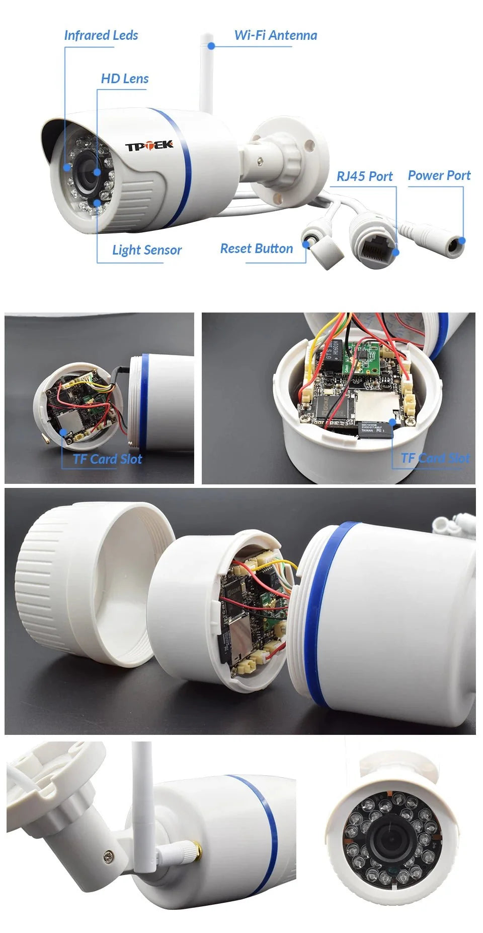 4MP Outdoor WiFi Bullet IP Camera - Weatherproof 1080P Security Hooks - stepyours.com