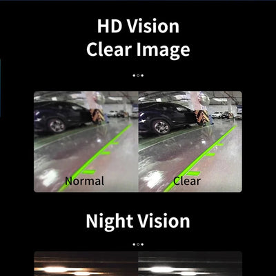 Hippcron Car Rear View Camera 8 LED Night Vision CCD Waterproof HD Video Monitor - stepyours.com