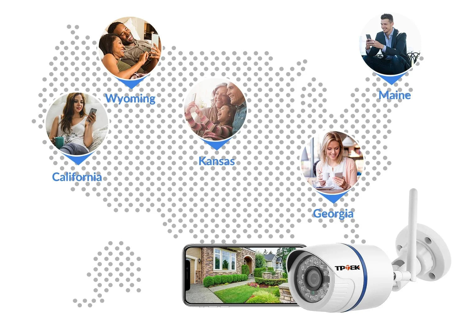 4MP Outdoor WiFi Bullet IP Camera - Weatherproof 1080P Security Hooks - stepyours.com