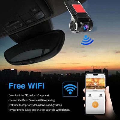 Car DVR Dash Cam With WiFi And ADAS 1080P Night Vision USB - stepyours.com