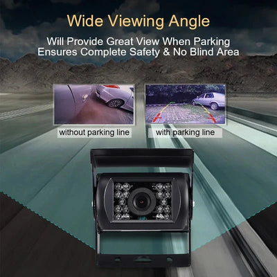 Waterproof 4 Pin AV Port Reverse Backup Camera With IR Night Vision For Trucks - stepyours.com