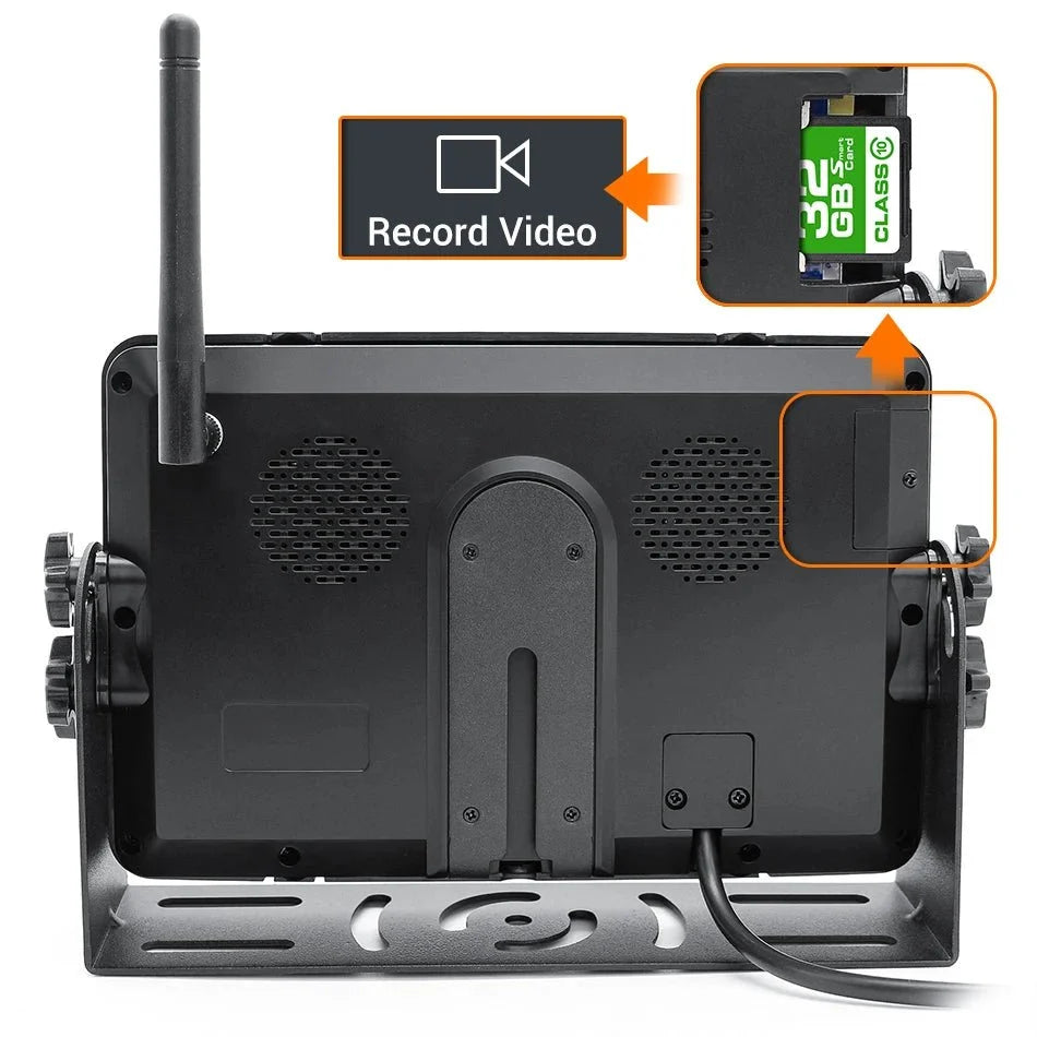 GreenYi 1280x720 HD AHD Wireless Truck DVR 7 Inch Night Vision Backup Camera - stepyours.com