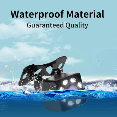 Hippcron Car Rear View Camera 4 LED Night Vision 170 Degree Waterproof CCD - stepyours.com