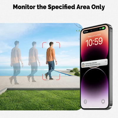 MOES Solar Powered WiFi Security Camera 4MP IP65 Waterproof Alexa Google Home - stepyours.com