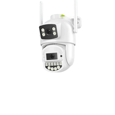 8MP 4K PTZ WiFi Camera - Dual Lens With Dual Screen AI Tracking Surveillance - stepyours.com