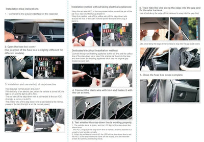 4K WiFi Dash Cam For Car Front Camera 24H Parking Monitor Black Box - stepyours.com