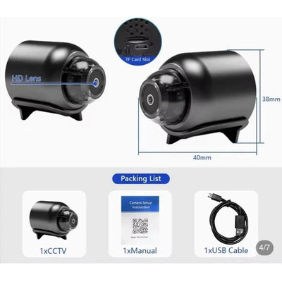 X5 1080P WiFi Night Vision Home Security Camera With Motion Detection - stepyours.com