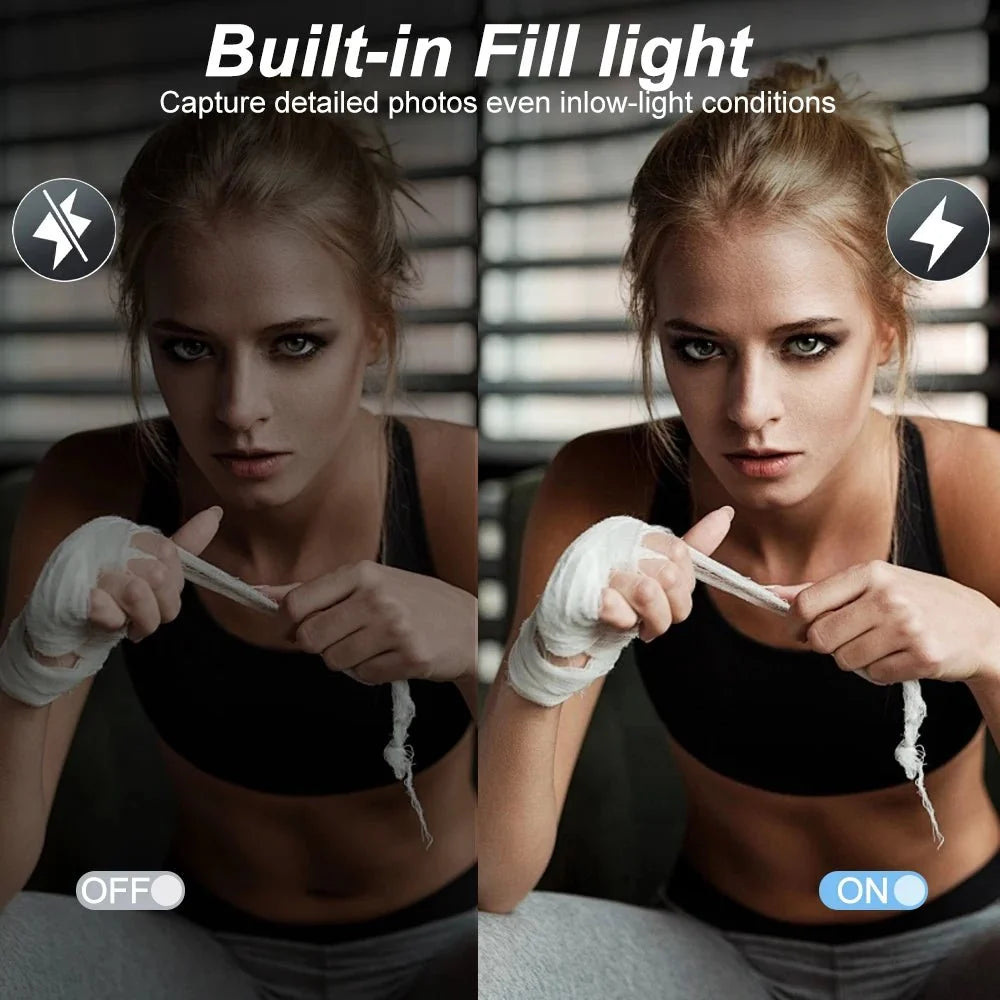Compact 4K Digital Camera With 18X Zoom 180 Degree Flip Screen WiFi Vlog Cam - stepyours.com