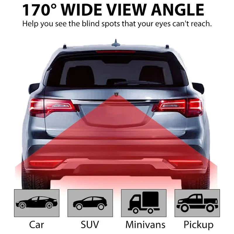 AHD 1080P Car Front And Rear View Reversing Camera 170 Degree Fisheye Lens - stepyours.com