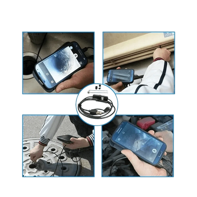 5.5mm Sewer Endoscope Type C Mini Camera For Android Compact Borescope Hooks - stepyours.com