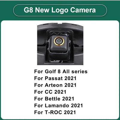 170 Degree AHD 1080P Flip Emblem Rear View Camera For VW Golf 6 7 8 - stepyours.com
